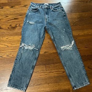 Zara denim blue jeans